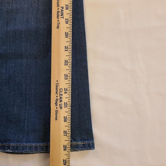 Levi's 515 Boot Cut Mid Rise Jeans Med Wash Back Pocket Detail, Womens Size 4S - Picture 9 of 10